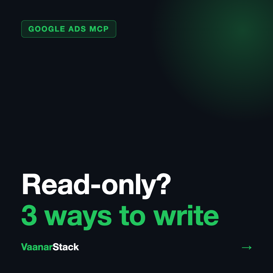 Read-only? 3 ways to write — VaanarStack