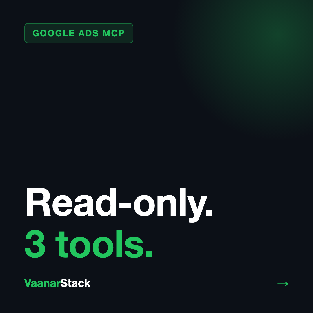 Read-only. 3 tools. — VaanarStack