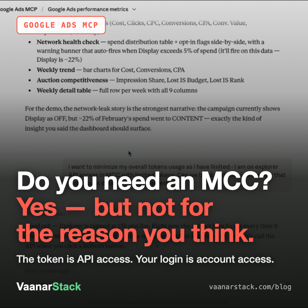 Do you need an MCC? Yes - but not for the reason you think.